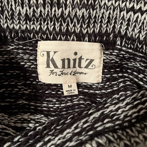 For Love and Lemons Tweed Pattern knit Knee Length Skirt Size Medium - Picture 2 of 6